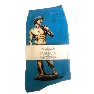 Statue of David Michelangelo Florence Italy Women’s Socks 6-9